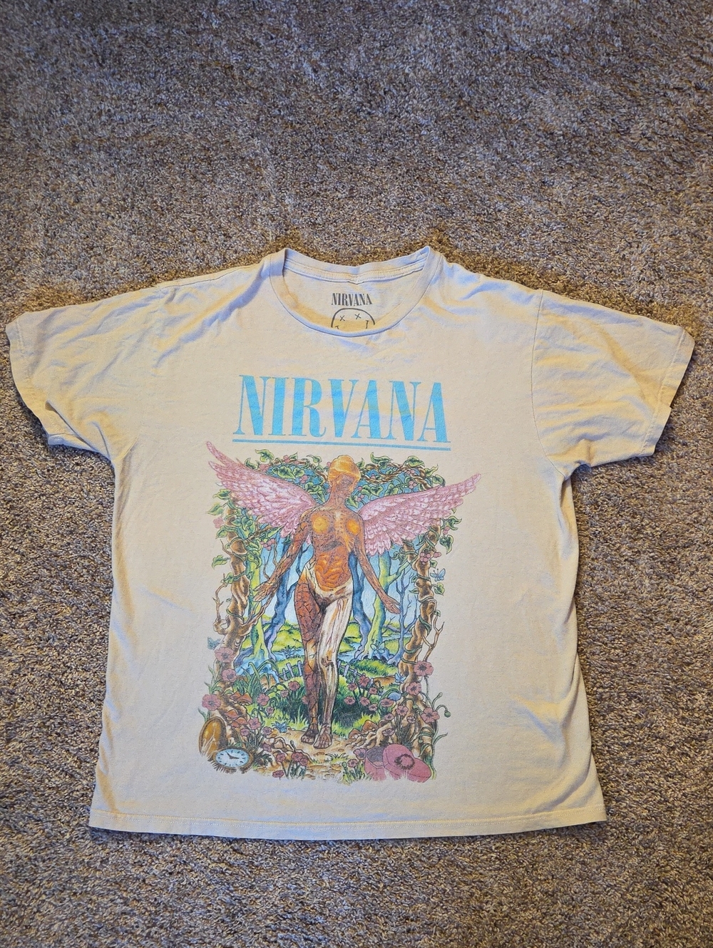 NIRVANA In Utero Ethereal Forest Graphic Women's Size Large